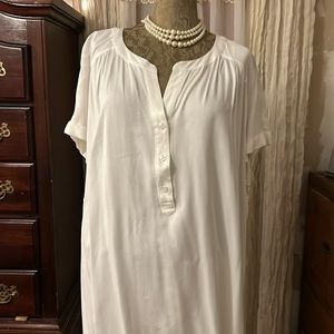 Beautiful White Blouse 100% Rayon